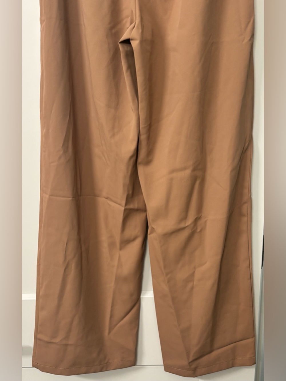 NWT Halara High Waisted Pocket Wide Leg Work Pants XS Tan Office Casual - Picture 6 of 7